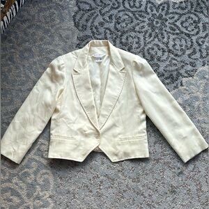Vintage Inner Visions by Ship n’ Shore Blazer Cream 16